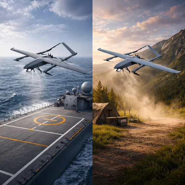 5H hybrid VTOL fixed wing UAV-1