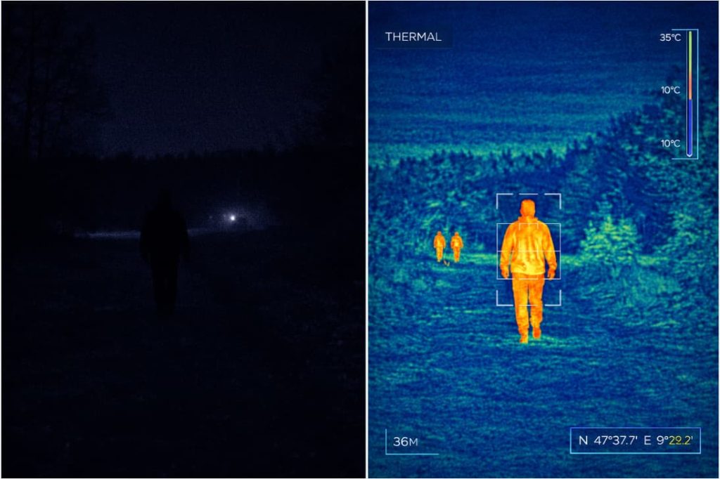 8T thermal imaging drone with an infrared camera