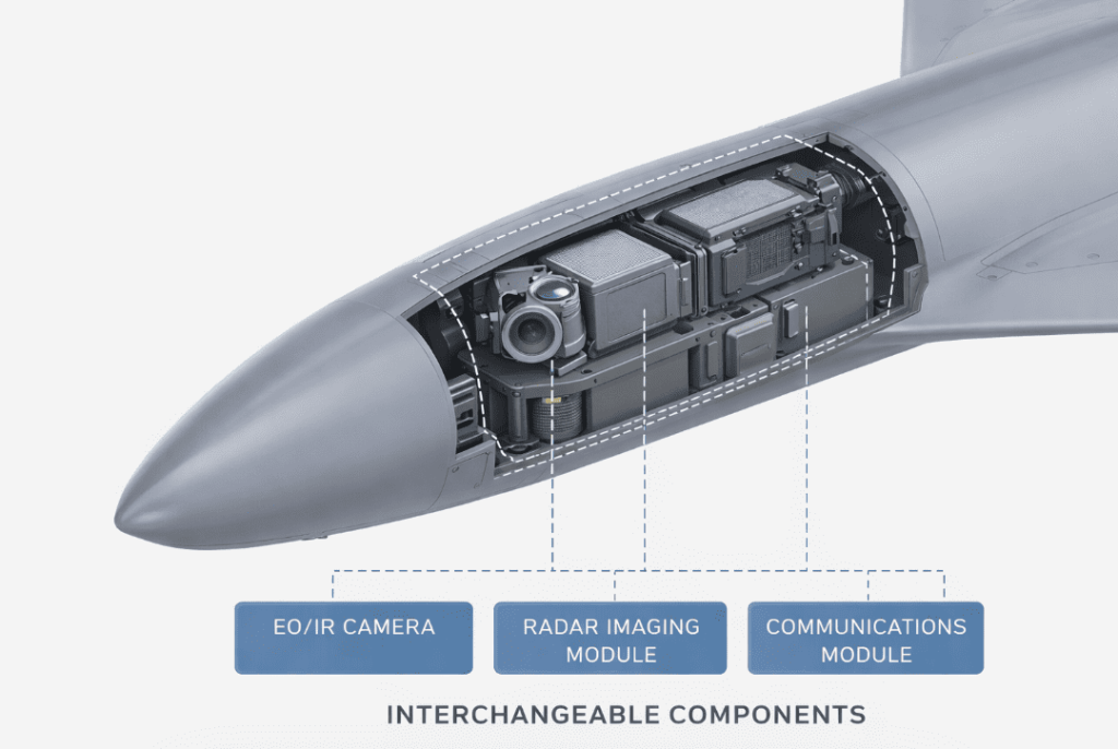 M10 loitering munition drone with a payload capacity of up to 50 kg