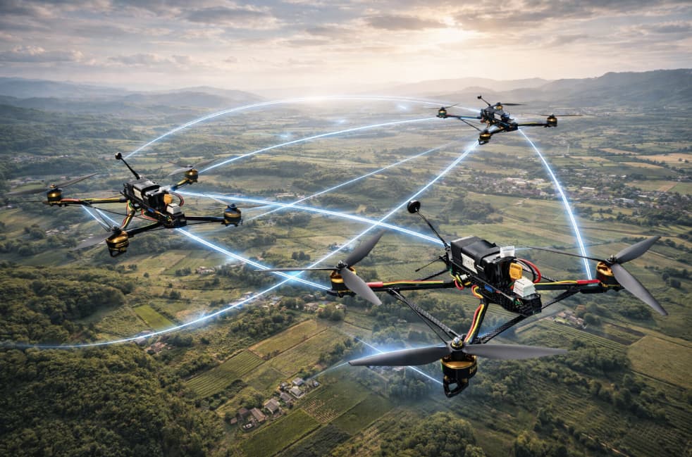 M2 series FPV military drone supports swarm operations