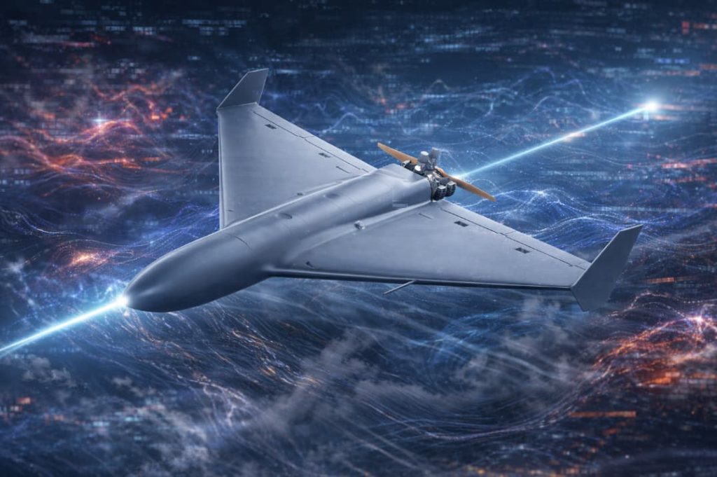 M9 delta wing UAV with anti-jamming communication