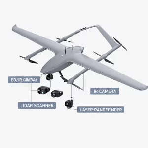 MIFH0009 electric fixed-wing VTOL UAV-1