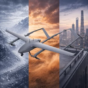 MIFH0009 electric fixed-wing VTOL UAV-2