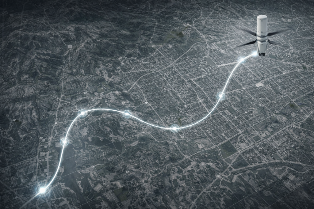 X100 coaxial drone with 40 minutes flight time and a 3km control range