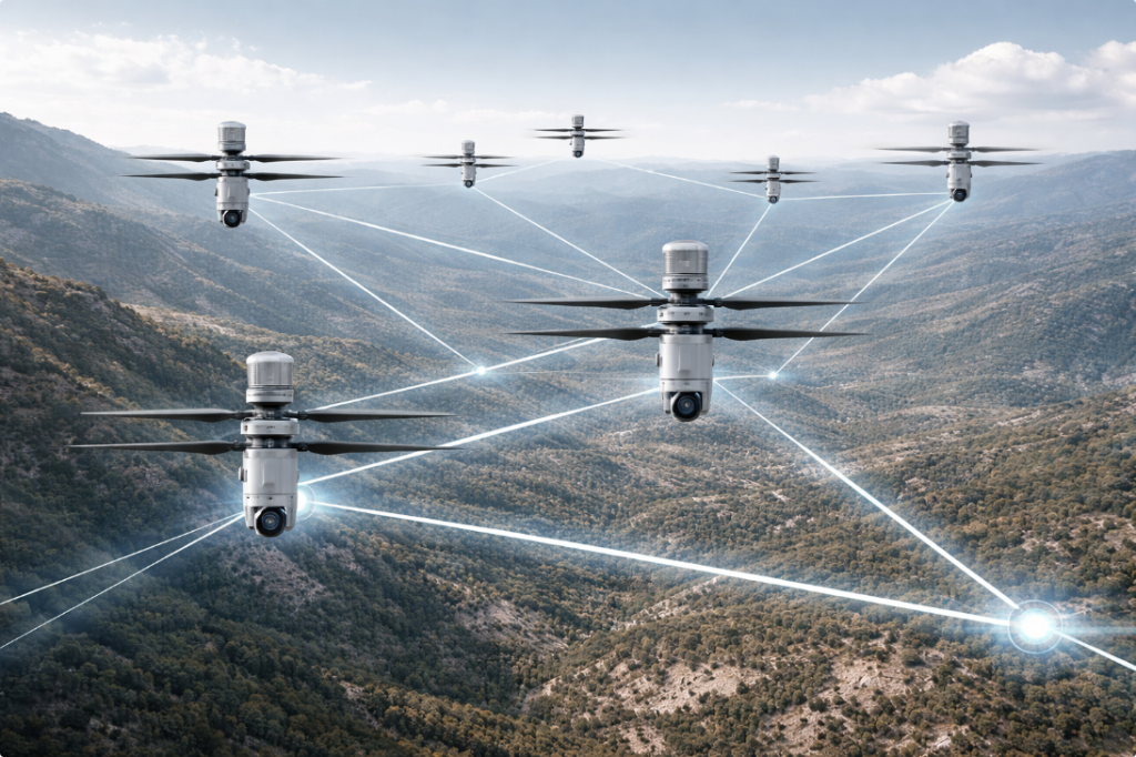 X300 coaxial UAV supports multi-UAV coordination