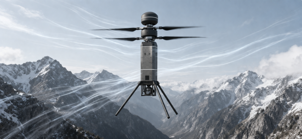 X750 coaxial UAV with strong wind resistance of 12ms