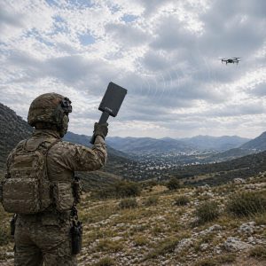 Handheld Anti-Drone Jammer with Plug-In Modular Battery System - MIFH0021 - Image 2
