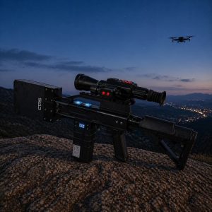 Handheld Anti-Drone Jammer with Night Vision for Tactical Operations - MIFH0024 - Image 2