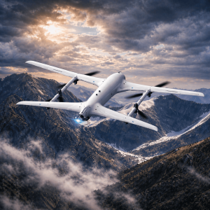 Hybrid VTOL Fixed-Wing UAV with 20kg Payload for Long-Range Industrial Applications MIFJ0025 - Image 1