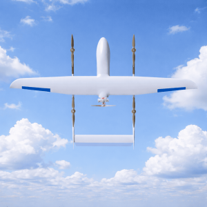 Military VTOL Fixed Wing Drone UAV with Precision Target Lock & Real-Time Imaging MIFJ0007 - Image 1